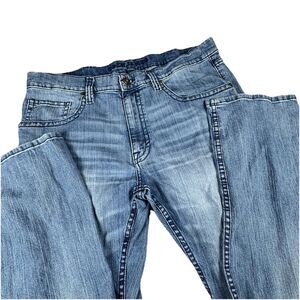 Cody James Buckskin Jackson Jeans Men 38x32 Straight Slim Stretch Denim Cowboy